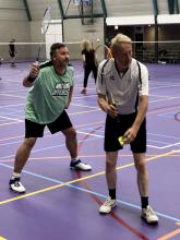 Eindelijk mogen ook de senioren weer dubbel spelen bij Badminton Club Lieshout